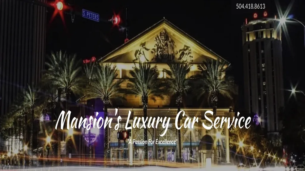Mansion's Luxury Car Service - Car storage facility in New Orleans, LA